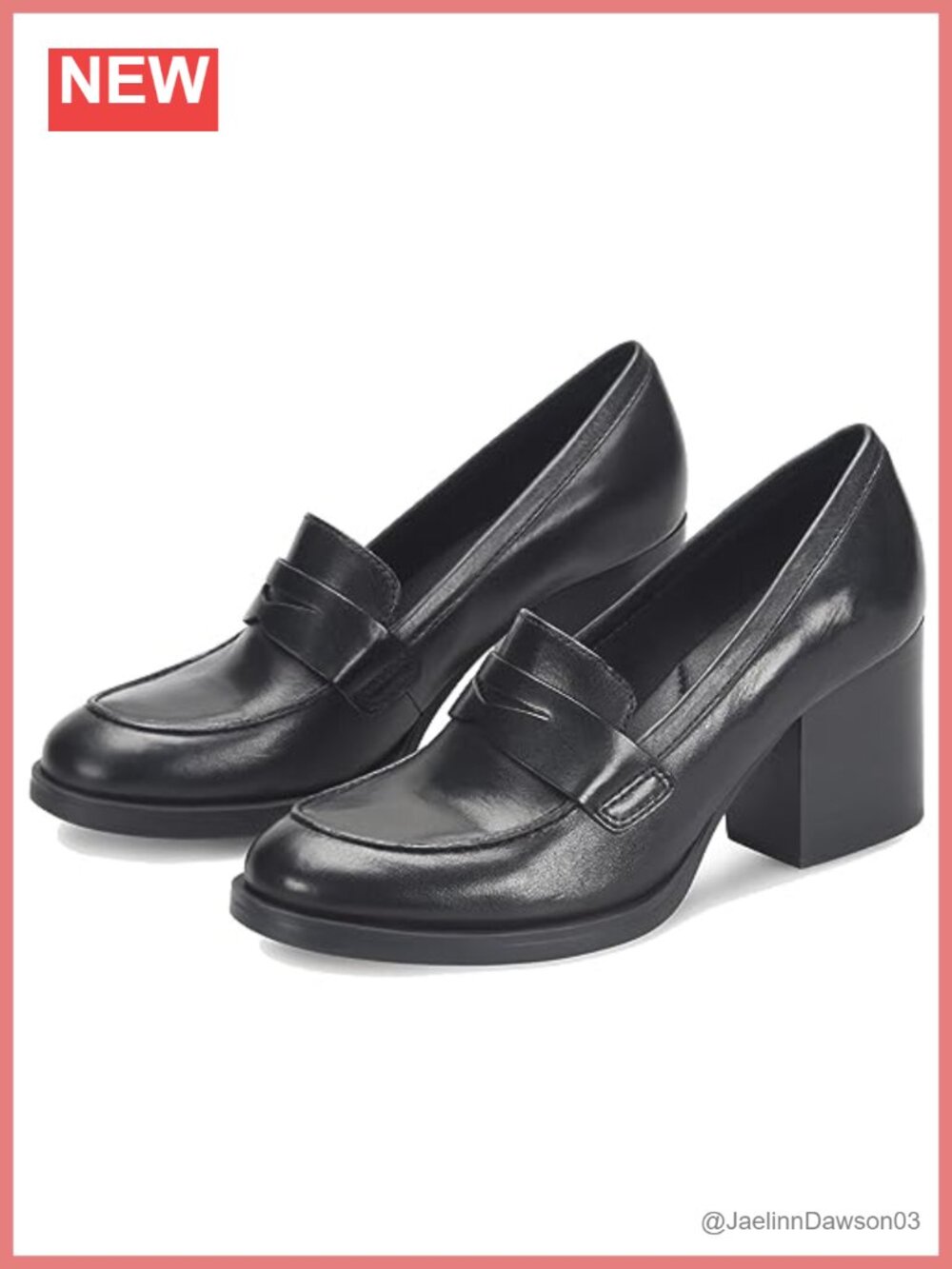 Vintage Chunky Heel Loafers Platform Oxfords Slip On Dress Shoes